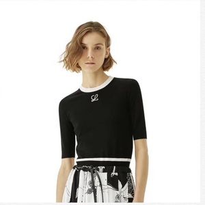 final sale～Loewe sweater-short sleeve100%wool